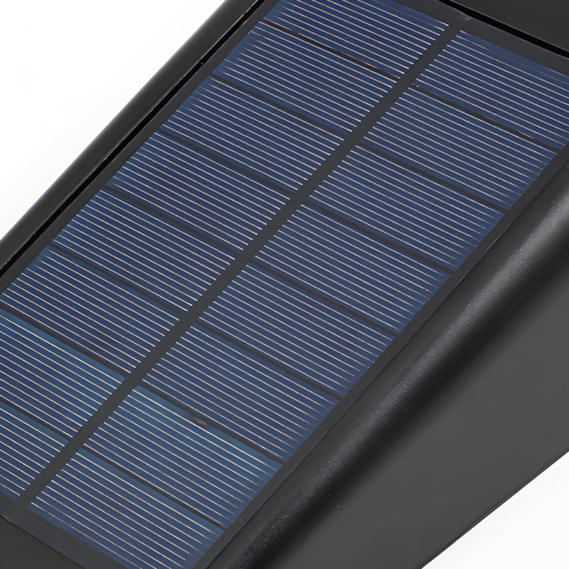 Adjustable Intelligent LED Waterproof Black Modern Solar Wall Lights