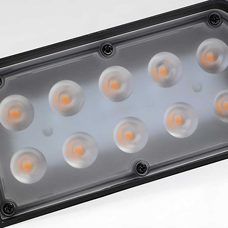 Adjustable Intelligent LED Waterproof Black Modern Solar Wall Lights